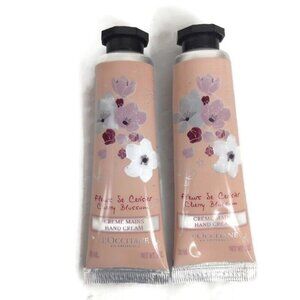 L'OCCITANE CHERRY BLOSSOM HAND CREAM 1oz/30mL X 2 NEW